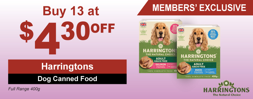 Harringtons Dog Canned Food Promo